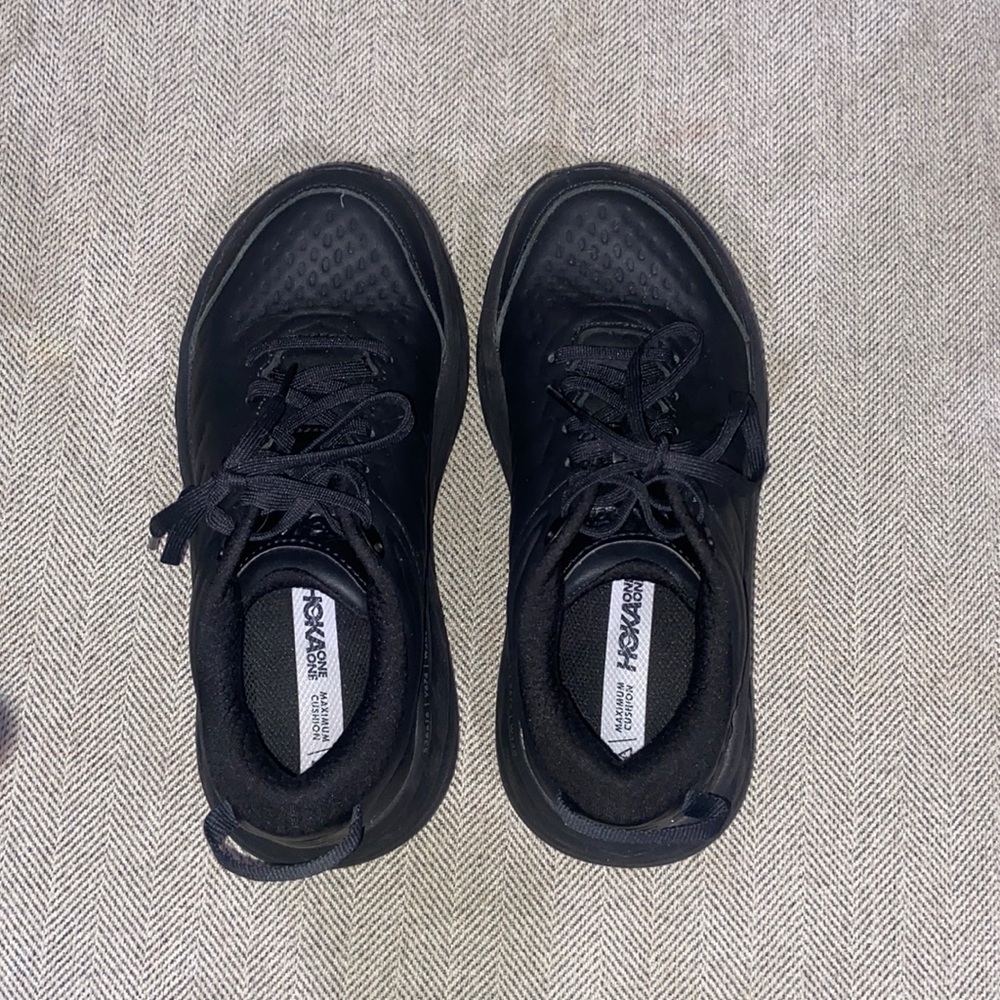 HOKA Black out support shoe Size 6.5